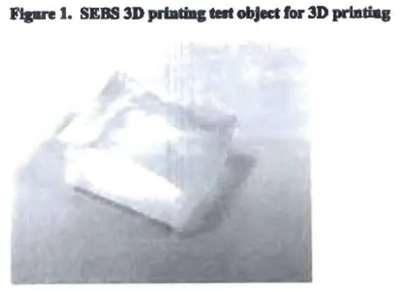 Example of a 3D printed object with exceptionally low loss values